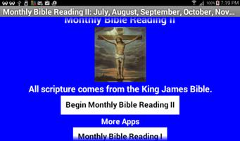 Monthly Bible Reading II poster