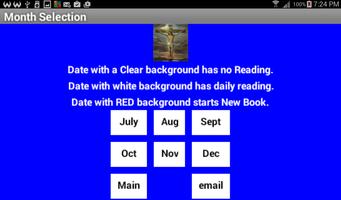 برنامه‌نما Monthly Bible Reading II عکس از صفحه