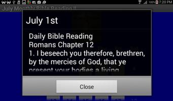 Monthly Bible Reading II capture d'écran 3