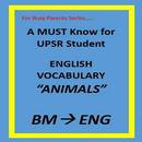 UPSR English Vocab Animals APK