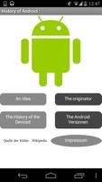 History of Android poster