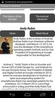 History of Android ภาพหน้าจอ 3