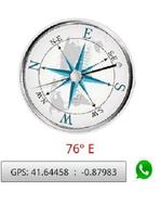 Compass GPS Affiche
