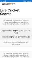 برنامه‌نما Live Score IPL T20 ODI Test عکس از صفحه