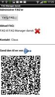 برنامه‌نما FAQ Manager Dansk عکس از صفحه