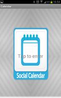Social Calendar capture d'écran 1