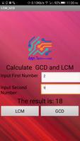 Calculate GCD and LCM poster