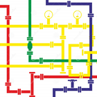 Volume of Water in Pipes-icoon