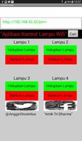 APLIKASI SISTEM KONTROL LAMPU MENGGUNAKAN WIFI تصوير الشاشة 1