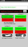 APLIKASI SISTEM KONTROL LAMPU MENGGUNAKAN WIFI تصوير الشاشة 2