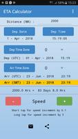 ETA Calculator capture d'écran 1