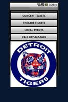 Detroit Tigers Tickets Cartaz