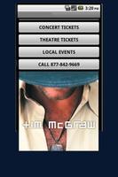 Tim McGraw Tickets Cartaz