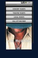 Tim McGraw Tickets plakat
