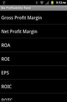 Biz Profitability fixed capture d'écran 1