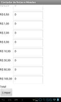 1 Schermata Contador de Notas e Moedas