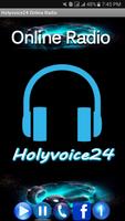 Holy voice 24 online radio Affiche