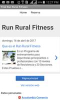 Run Rural Fitness -Sendero Fit Affiche