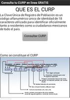 Consulta tu Curp Gratis Online capture d'écran 2