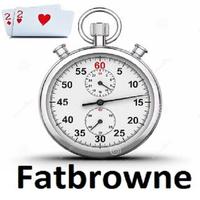 Fatbrowne Poker Tourney time poster