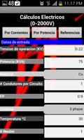 CÁLCULOS ELÉCTRICOS الملصق