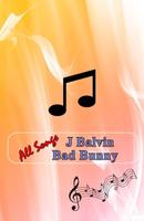 J Balvin (Bad Bunny) -  Si Tu Novio Te Deja Sola Affiche