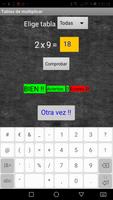 Tablas de multiplicar capture d'écran 1