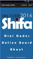 Dial Codes Shifa (NEW) Affiche