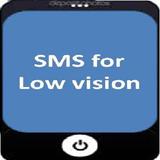 sms for low vision icône