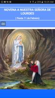 Novena a la Virgen de Lourdes poster