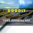 DOODLY - Your Drawing App آئیکن