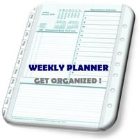 Weekly Planner Affiche