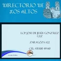 DIRECTORIO DE LOS ALTOS الملصق
