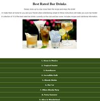 Best Rated Bar Drinks Recipes ảnh chụp màn hình 1
