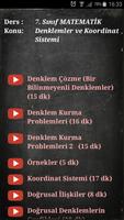 Cepte Ders 7. Sınıf Matematik تصوير الشاشة 2