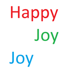 Happy Joy Joy Zeichen