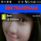 BBM Transparan Terbaru 2016 icône