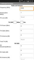Wireless Data Link Calculator screenshot 1