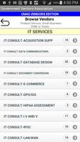 CMAS Vendor Directory capture d'écran 1