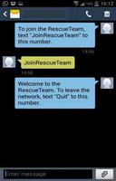 RescueTeamOneWayCommunication captura de pantalla 1