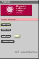برنامه‌نما Ca foscari app scienze amb. عکس از صفحه