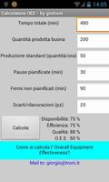 Calcolatore OEE ポスター