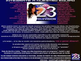 Canal 23 Gdl Affiche