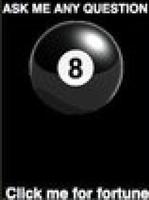 Magic 8 Ball الملصق