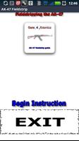 AK-47 Fieldstrip Guide Affiche