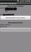 Where Did I Park My Car? 截图 1
