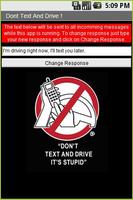 Don't Text And Drive! (Basic) screenshot 1