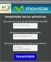 برنامه‌نما Transfiere MOVILNET Y MOVISTAR عکس از صفحه