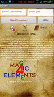 Poster magic4elements