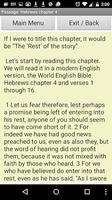 Bible Insight Hebrews 4 captura de pantalla 1